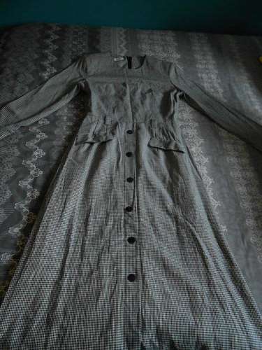 Vintage Full length Houndstooth Talbots dress (Small)